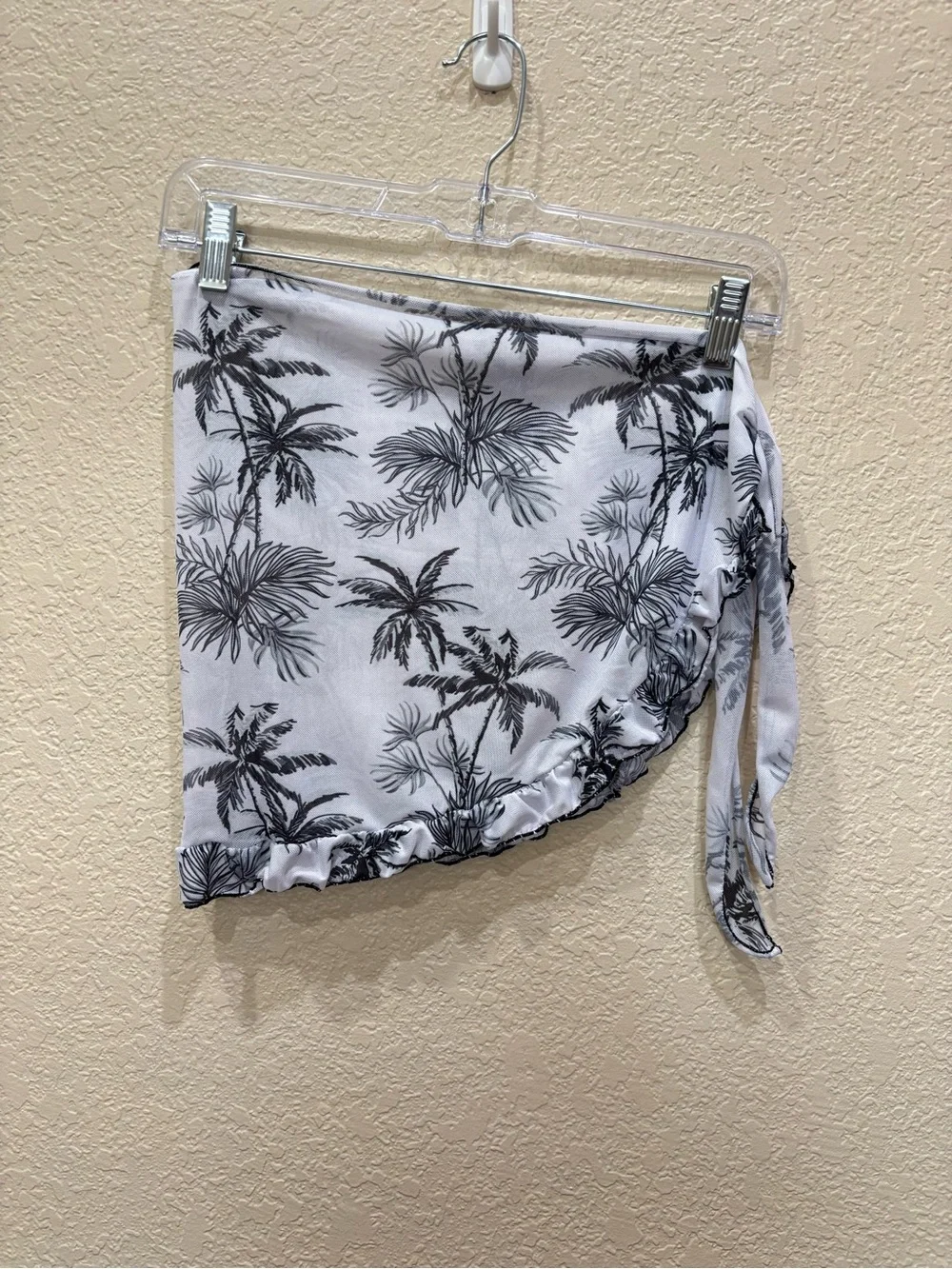 Quick Drying Tropical Print Beach Skirt Sarong Girls 9-10 Vacation